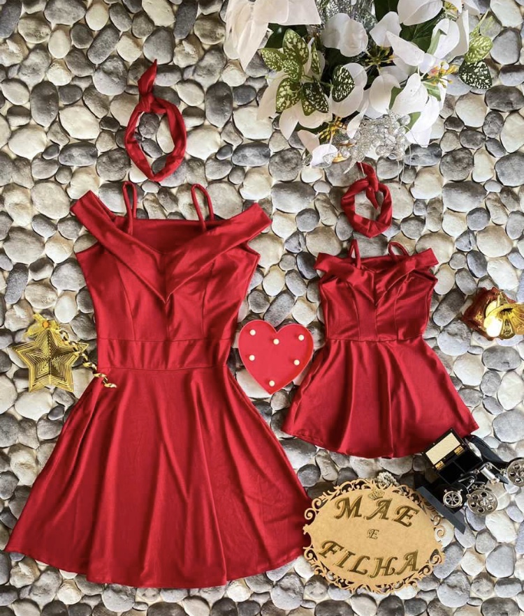 Vestido Vermelho Luxo